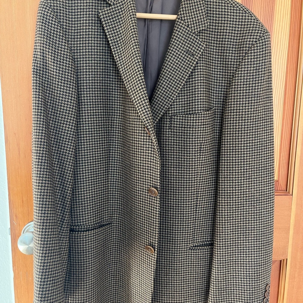 Hugo Boss Brown Houndstooth Jacket